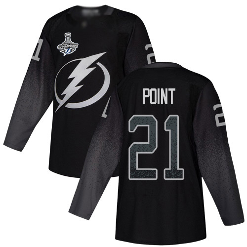 Men Adidas Tampa Bay Lightning #21 Brayden Point Black Alternate Authentic 2020 Stanley Cup Champions Stitched NHL Jersey->tampa bay lightning->NHL Jersey
